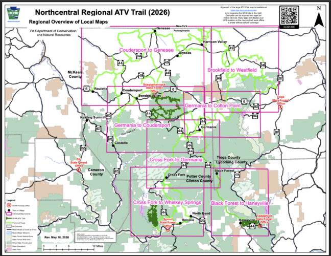 Pennsylvania’s Northcentral Regional ATV Trail reopens